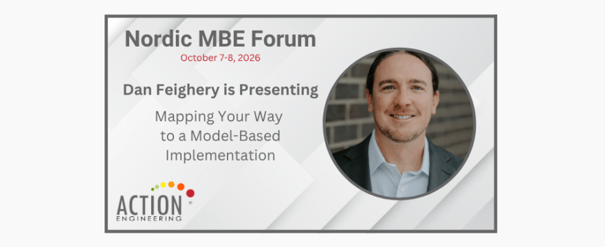 Dan Feighery presents model-based implementation at the Nordic MBE Forum